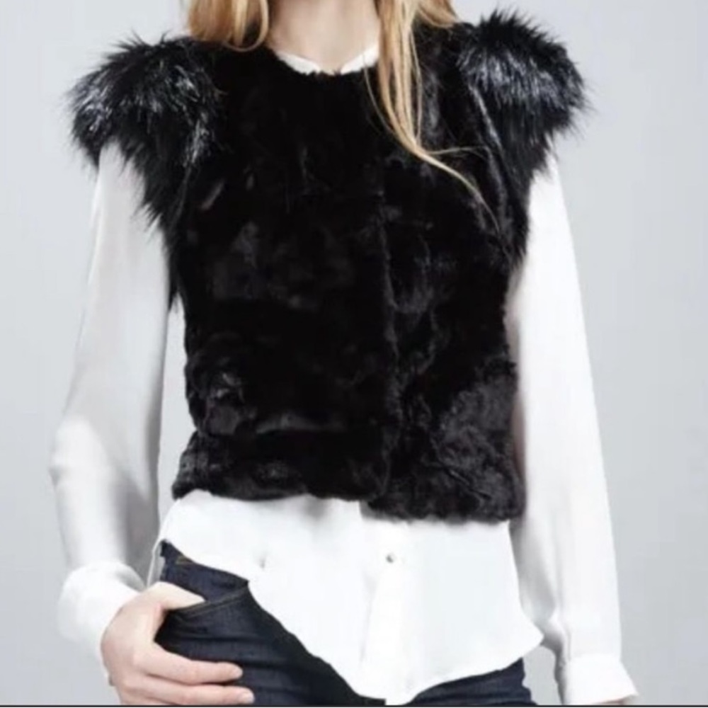 Target | Neiman Marcus Skaist Taylor faux fur vest